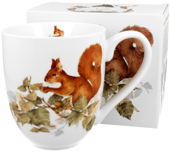 DUO ANIMALS XXL Becher 1000 ml EICHHÖRNCHEN (Squirrel) New Bone China Porzellan Bild 2