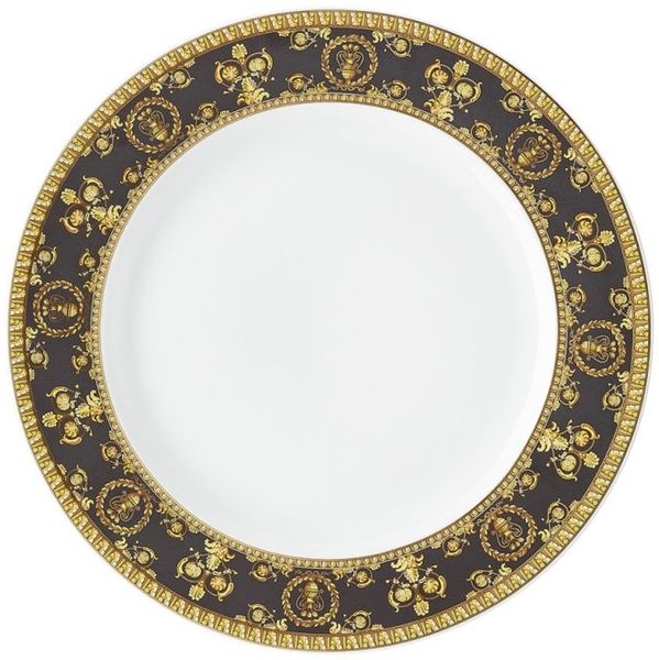 Frühstücksteller 22 cm Versace Baroque Nero Versace by Rosenthal Frühstücksteller, Handpflege