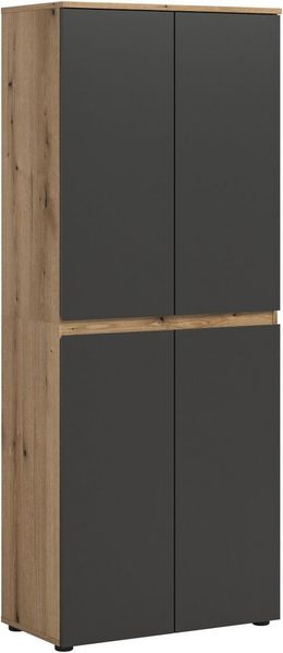 Home affaire Mehrzweckschrank CIPELA, 70x175 cm, viel Stauraum, variable Einlegeböden, Kleiderstange (1-St, in vielen verschiedenen Trendfarben verfügbar) Schuhschrank, Kleiderschrank, Universalschrank, Aktenschrank, Schrank