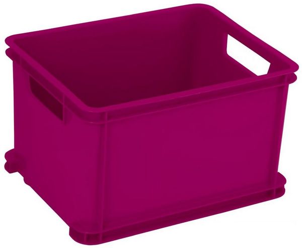 Curver Aufbewahrungsbox Curver Unibox Classic S Stapelbox 15L Flieder, hohe Tragkraft, stapelbar, universal einsetzbar
