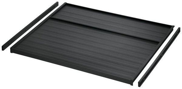 SO-TECH® Mülltrennsystem Ninka eins2vier Deckelplatte 5279.21 + Leiste 5279.11, für Korpusbreite 600 mm dunkelgrau, Seitenstärke 16 mm