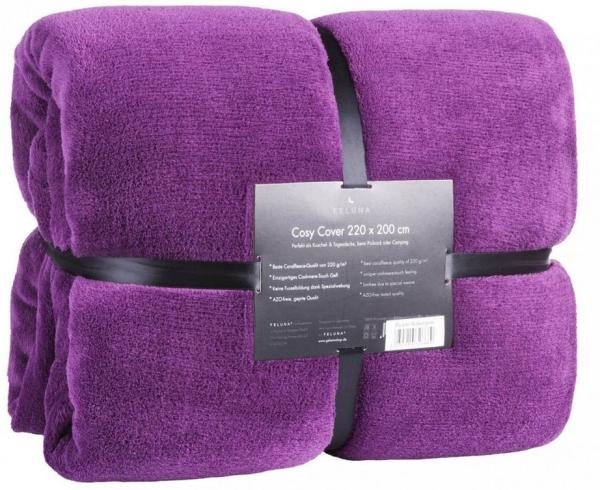 Wohndecke FELUNA Coral Fleece Kuscheldecke XXL – Superweicher Cashmere-Touch, Feluna, Tagesdecke Kaschmir-Touch 220 x 200 cm