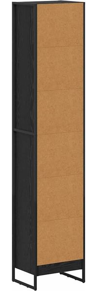 vidaXL Bücherregal Schwarz Eichen-Optik 40 x 30 x 189,5 cm 886378 Bild 7