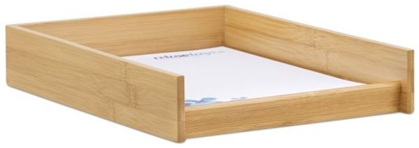 Relaxdays 10 x Dokumentenablage Holz