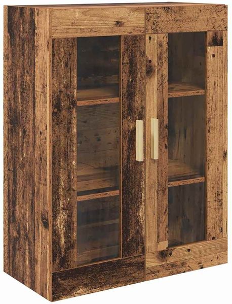 vidaXL Highboard Altholz 69,5 x 34 x 180 cm Engineered Wood und Glas 3415775 Bild 7