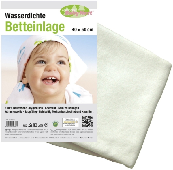 Odenwälder Betteinlage wasserdicht 70x140 cm