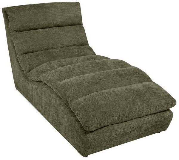 Beautysofa Chaiselongue SAN REMO im Cordstoff, Recamiere viele Farben wählbar, Sofa mit Chaiselongue