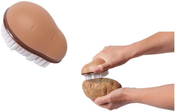 Chef´n Gemüsebürste 102-430-144 Potato Scrub Brush Kartoffelbürste braun