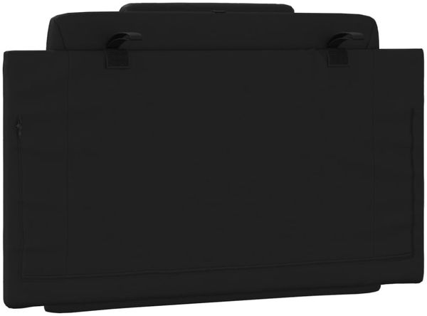 vidaXL Kopfteil-Kissen Schwarz 90 cm Kunstleder 374767 Bild 6