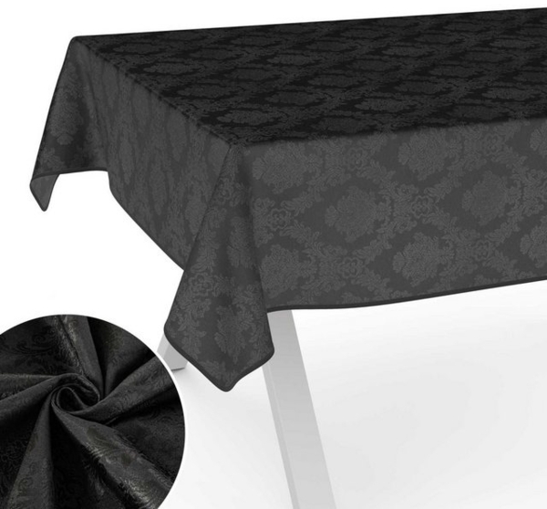 ANRO Tischdecke aus Stoff UNI Farben wasserabweisend Tischtuch Tischwäsche (Einzelstück 1-tlg), mit Acryl Beschichtung Bild 4