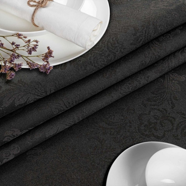 ANRO Tischdecke aus Stoff UNI Farben wasserabweisend Tischtuch Tischwäsche (Einzelstück 1-tlg), mit Acryl Beschichtung Bild 3