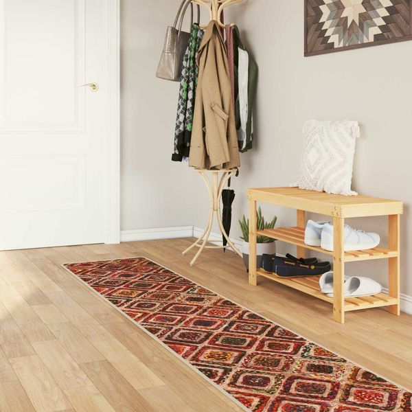 vidaXL Teppichläufer MARSA Mehrfarbig 50 x 400 cm Polyester und PVC 42023262