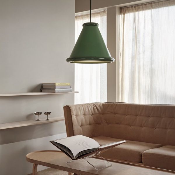 Belid Pendelleuchte Belle 36cm Blassgrün Resedagrün 2700K