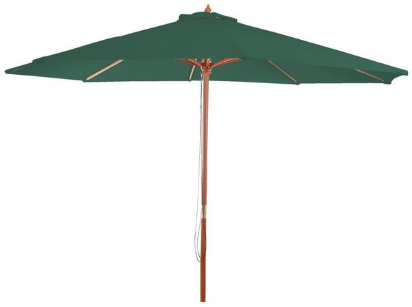MCW Sonnenschirm Lissabon-G, LxB: 350x350 cm, Wasser- und Schmutzabweisend, Windöffnung, Handseilzug