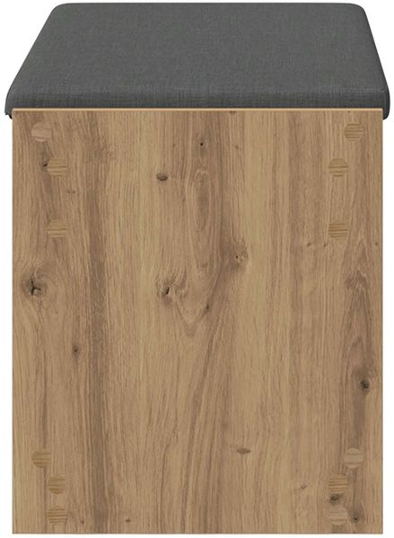 vidaXL Flurbank mit Kissen mit Regal Artisan-Eiche 83 x 38 x 45 cm 891583 Bild 6