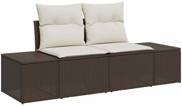 vidaXL Sofa Set mit Kissen 8 pcs Poly-Rattan 3360739 Bild 3