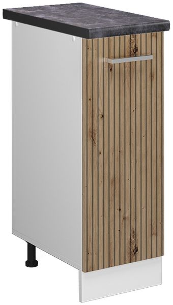 Apothekerschrank R-Line Artisan-Eiche 30 cm , AP Anthrazit Vicco