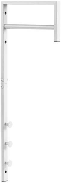 House Nordic Kleiderständer, Metall, weiß, 3x30x82 cm