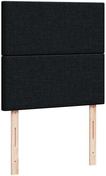 vidaXL Ottomane Bett mit Matratze & LEDs Schwarz 80x200 cm Stoff 3313880 Bild 10