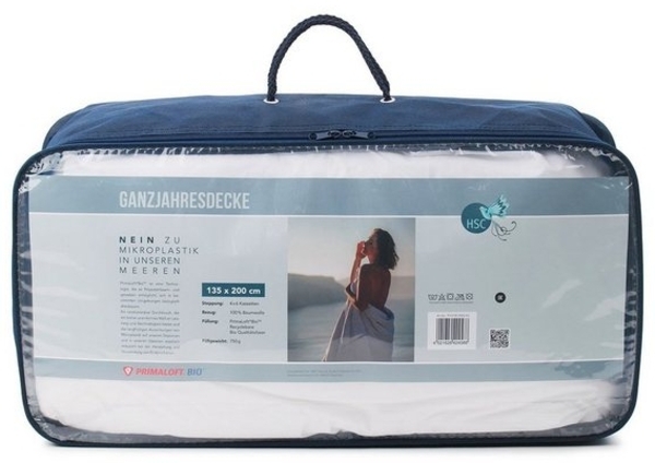 HSC Home-Style-Creation GmbH Microfaserbettdecke Prima Loft. Bio, Füllung: 100% PrimaLoftBio, Bezug: 100% Baumwolle, 100% biologisch abbaubare Polyesterfaser, made in Germany Bild 3