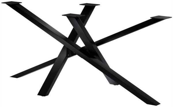 TPFLiving Tischbein Sediro, Tischkufen im Industrial-Design aus Vierkantstahl