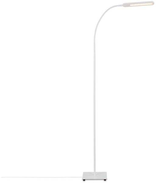 BRILONER - LED Stehlampe mit Touch, dimmbar in Stufen, einstellbar in warmweiß und kaltweiß, Leselampe, Wohnzimmerlampe, Deckenfluter, Standleuchte, Stehleuchte, 20,8 x 20,8 x 183 cm, Weiß