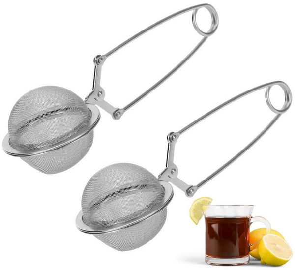 WESTMARK Teesieb 2 Stück, Ø 5 cm, Länge: 16 cm, Teatime, Klappsiebe, Edelstahl