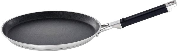 Rösle 'Silence Pro' Crêpes-Pfanne, Edelstahl schwarz, Ø 28 cm
