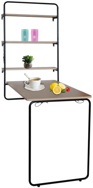 HTI-Line Klapptisch Wandklapptisch Cora mit Kreidetafel (Stück, 1-St, 1x Klapptisch ohne Dekoration), Wandtisch Schreibtisch Studententisch