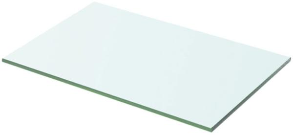 vidaXL Regalboden Glas Transparent 50x25 cm 243820