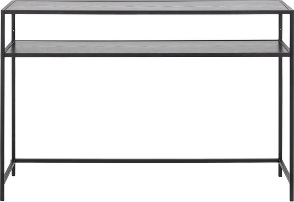 Konsolentisch SEAFORD matt schwarz industriell 120x35 cm