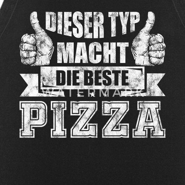 Spreadshirt Kochschürze Pizza Lustiger Spruch Pizzabäcker Italien Kochschürze, (1-tlg)