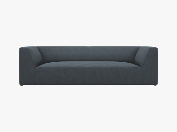 Micadoni Sofa Ruby 3-Sitzer Kord Scala Blau