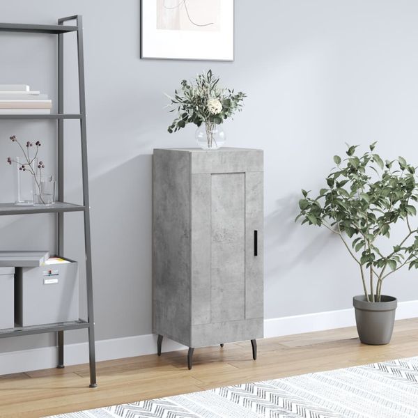 vidaXL Sideboard Betongrau 34,5x34x90 cm Holzwerkstoff 830464