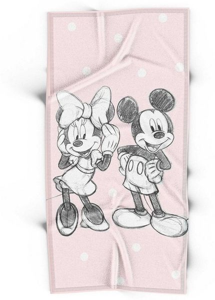 BrandMac Towel - 70x140 cm - Mickey & Minnie Mouse (110059)