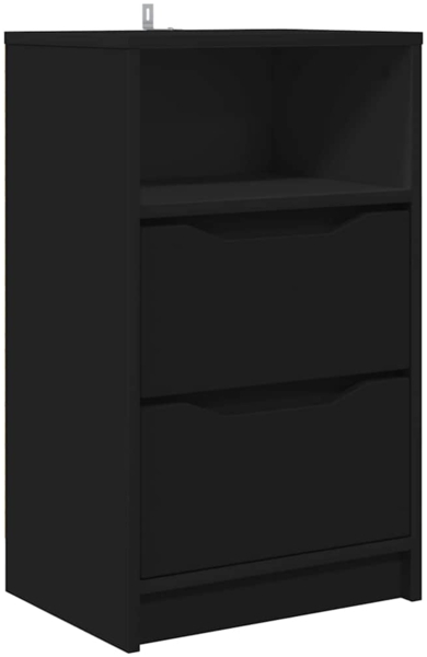 vidaXL Nachttisch Schwarz 40 x 30 x 467 cm Holzwerkstoff 888909