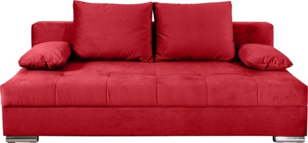 COLLECTION AB Schlafsofa Tania mit Bettfunktion und Bettkasten, komfortabler Sitzkomfort: Federkern-Polsterung, inklusive Rückenkissen Bild 4