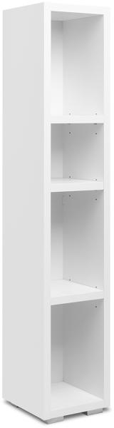 Regal >Ravenna< in Weiß Matt - 25x131x27cm (BxHxT) Bild 2