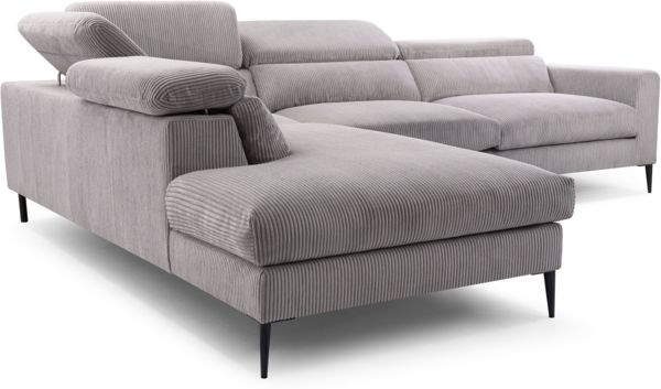 AX LIVING Ecksofa grau Jolandi Couch L Form XXL Ecksofa 300 cm breit L Bild 3