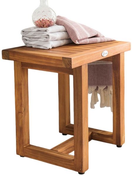 Destiny Beistelltisch SPA & LIVING, Beistelltisch rechteckig 46x33x46cm, Teak