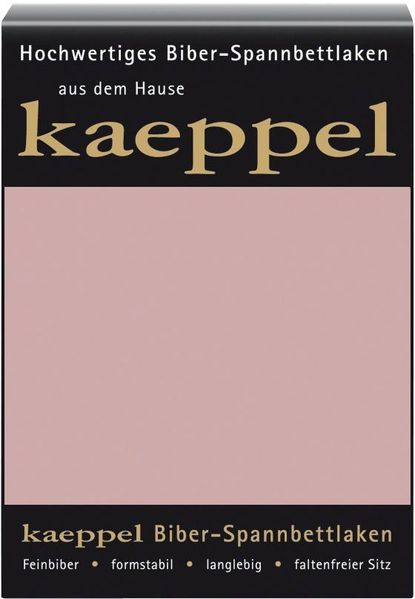 Kaeppel Spannbettlaken Spannbettlaken Biber, Biber, Gummizug: rundum, (1 Stück), 100% Baumwolle, kuschelig weich ideal für Winter