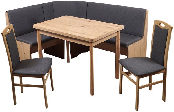 Stolebaenk Eckbankgruppe Bremen MA/PENIPI, (Eckbankgruppe, 1 x Eckbank, 2 x Stuhl, 1 x Tisch)