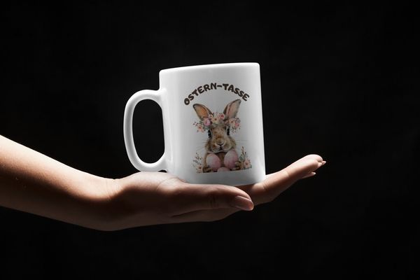 WS-Trend Tasse Anti Stress Ostern Hase Kaffeetasse Teetasse Tasse Geschenkidee, Keramik
