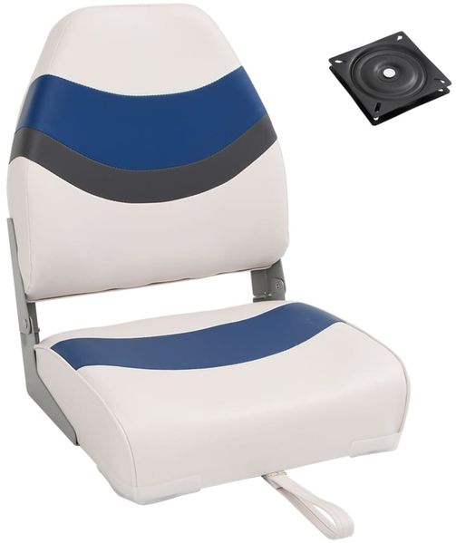 vidaXL 2-tlg. Bootssitz-Set Klappbar Hohe Rückenlehne 3284307