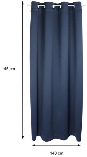 Haus und Deko Verdunkelungsvorhang Verdunkelungsvorhang Ösen Vorhang blickdicht Gardine abdunkelnd verdun (1 St), Ösen, verdunkelnd, Polyester