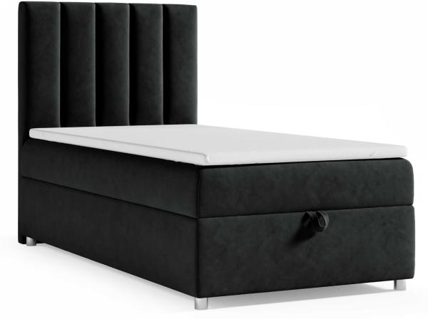 Best for Home Boxspringbett mit Bettkasten Trinity K-10 SINGLE Bonellfederkern inkl. Topper