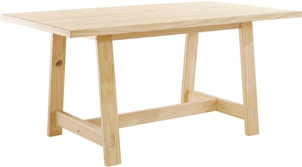 loft24 Esstisch Teri, FSC®-zertifizierte Kiefer, Massivholz, Breite 160 cm