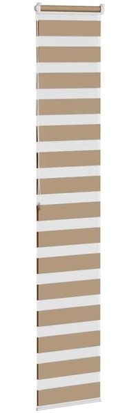 vidaXL Doppelrollo Sandbraun 40x200 cm Stoffbreite 35,9 cm Polyester 4014561 Bild 4