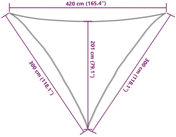 vidaXL Sonnensegel 160 g/m² Hellgrün 3x3x4,2 m HDPE 311309 Bild 10