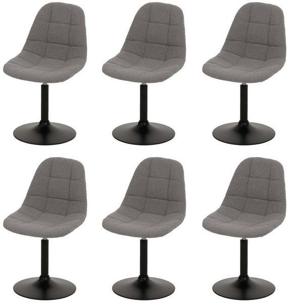 MCW Esszimmerstuhl MCW-A60-B-6 (Set, 6 St), Frei drehbar um 360°, Hochwertige Verarbeitung, Einfache Montage